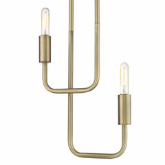 Perret 2-Light Aged Brass Pendant - Homeroots