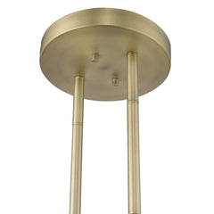 Perret 2-Light Aged Brass Pendant - Homeroots