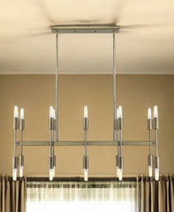 Perret 20-Light Aged Brass Island Pendant - Homeroots