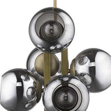Lunette 6-Light Aged Brass Pendant - Homeroots - Flyclothing LLC