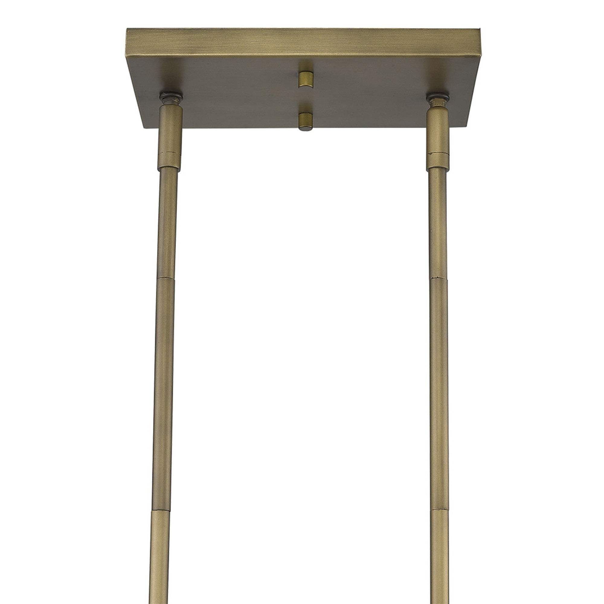 Lunette 10-Light Aged Brass Island Pendant - Homeroots - Flyclothing LLC