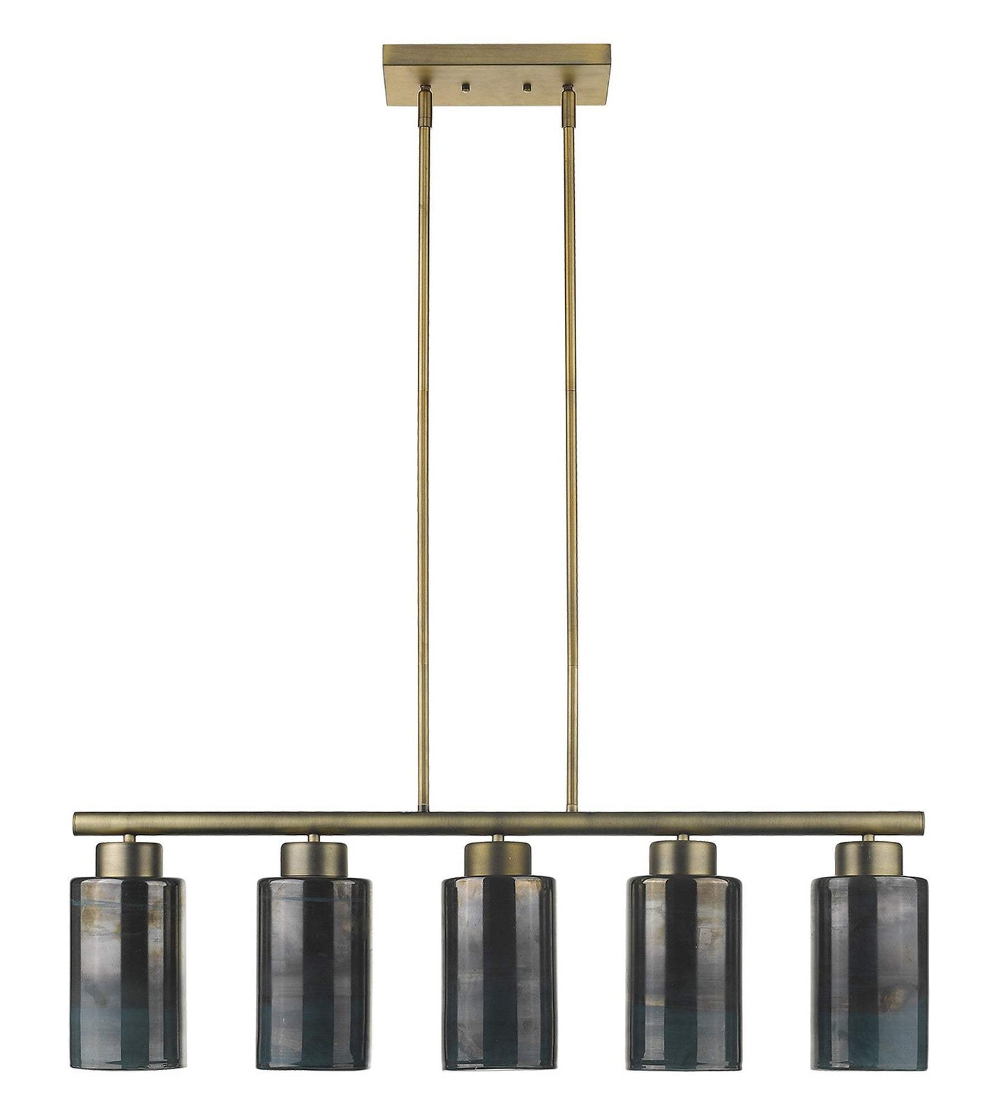 Monet 5-Light Brass Pendant - Homeroots - Flyclothing LLC