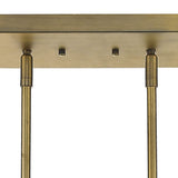 Monet 5-Light Brass Pendant - Homeroots - Flyclothing LLC