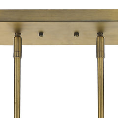 Monet 5-Light Brass Pendant - Homeroots