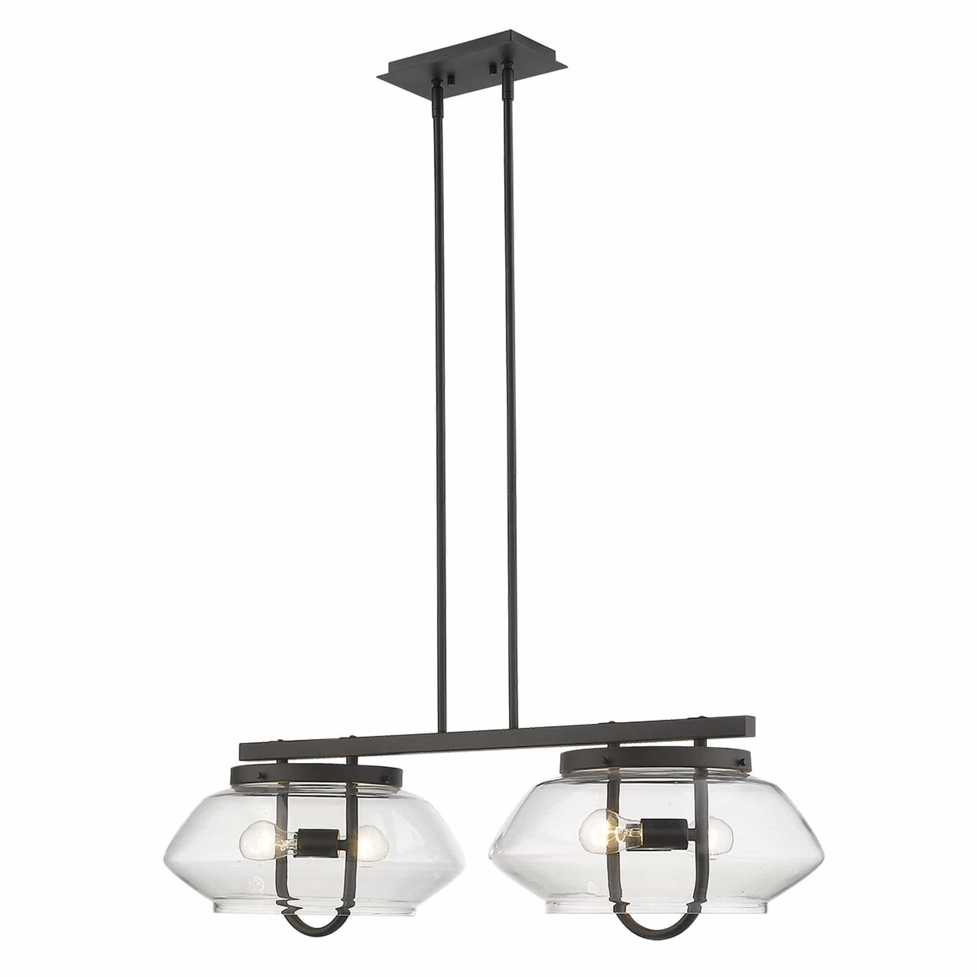 Garner 4-Light Oil-Rubbed Bronze Island Pendant - Homeroots