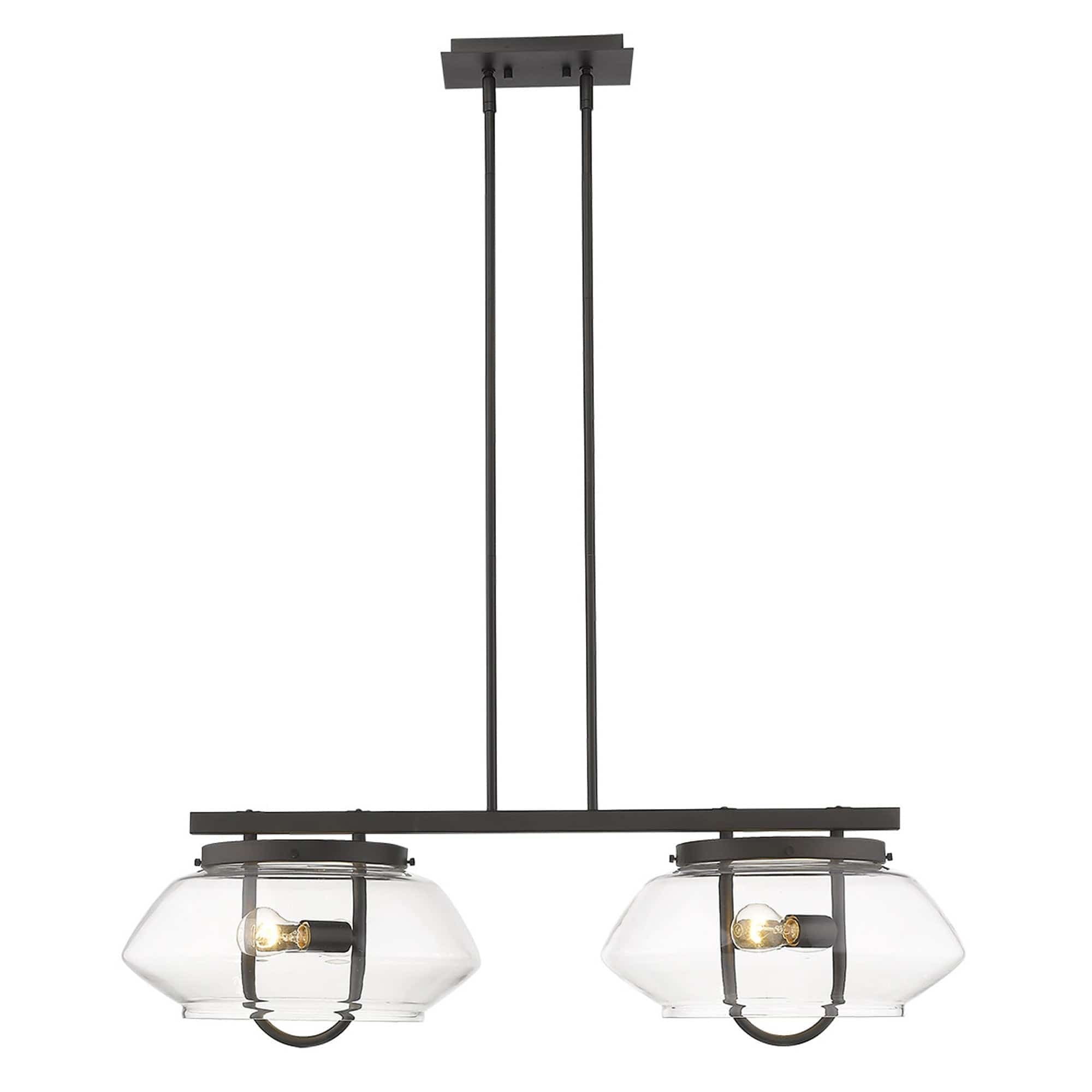 Garner 4-Light Oil-Rubbed Bronze Island Pendant - Homeroots