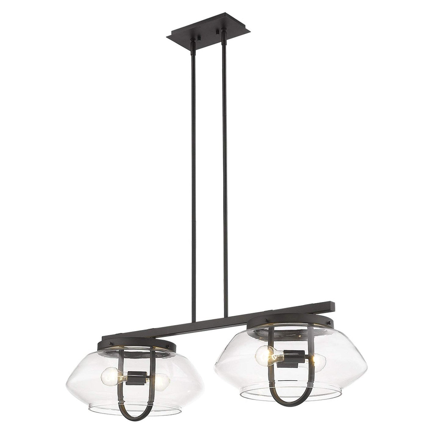 Garner 4-Light Oil-Rubbed Bronze Island Pendant - Homeroots - Flyclothing LLC