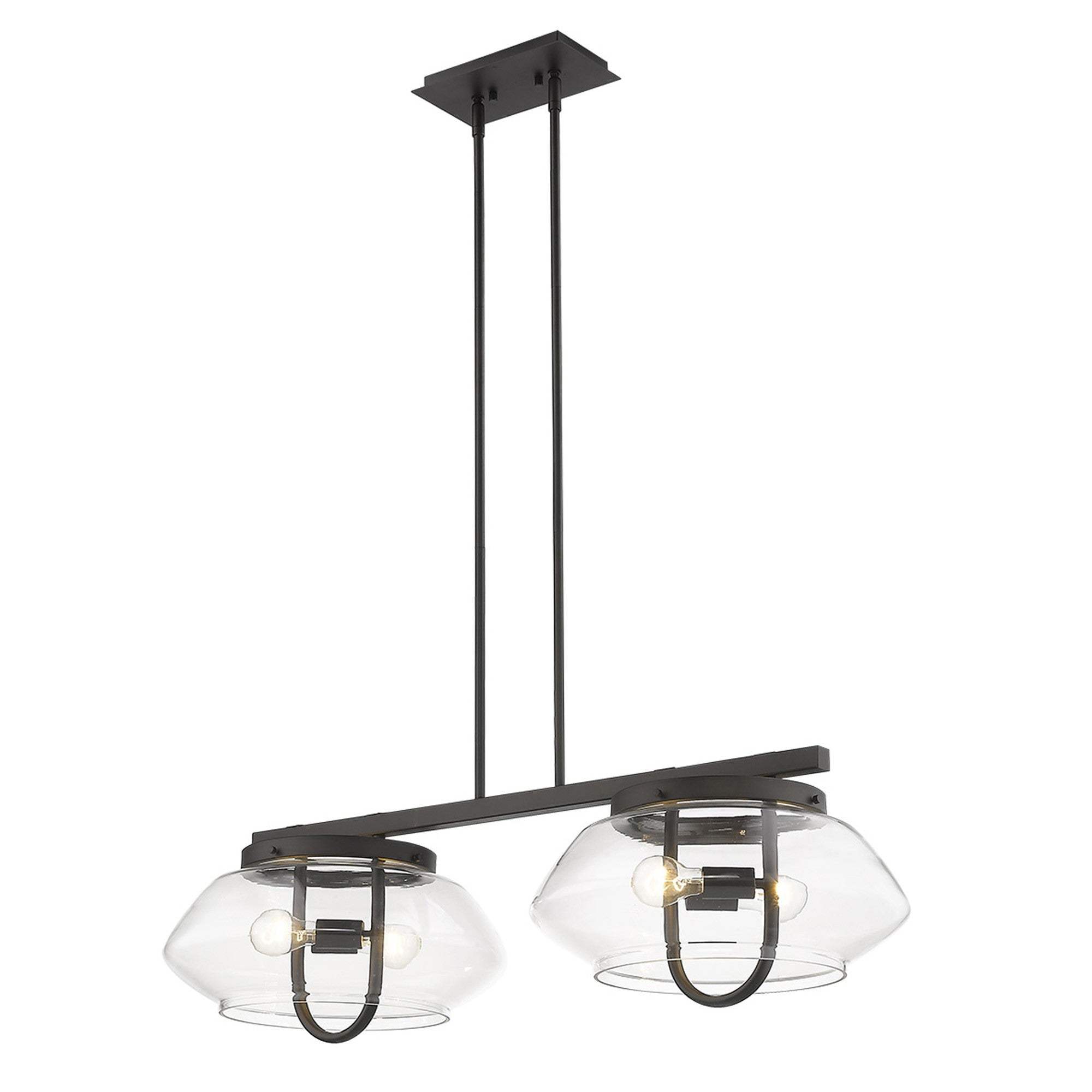 Garner 4-Light Oil-Rubbed Bronze Island Pendant - Homeroots - Flyclothing LLC