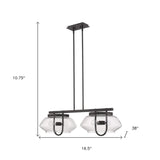 Garner 4-Light Oil-Rubbed Bronze Island Pendant - Homeroots - Flyclothing LLC
