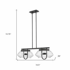 Garner 4-Light Oil-Rubbed Bronze Island Pendant - Homeroots