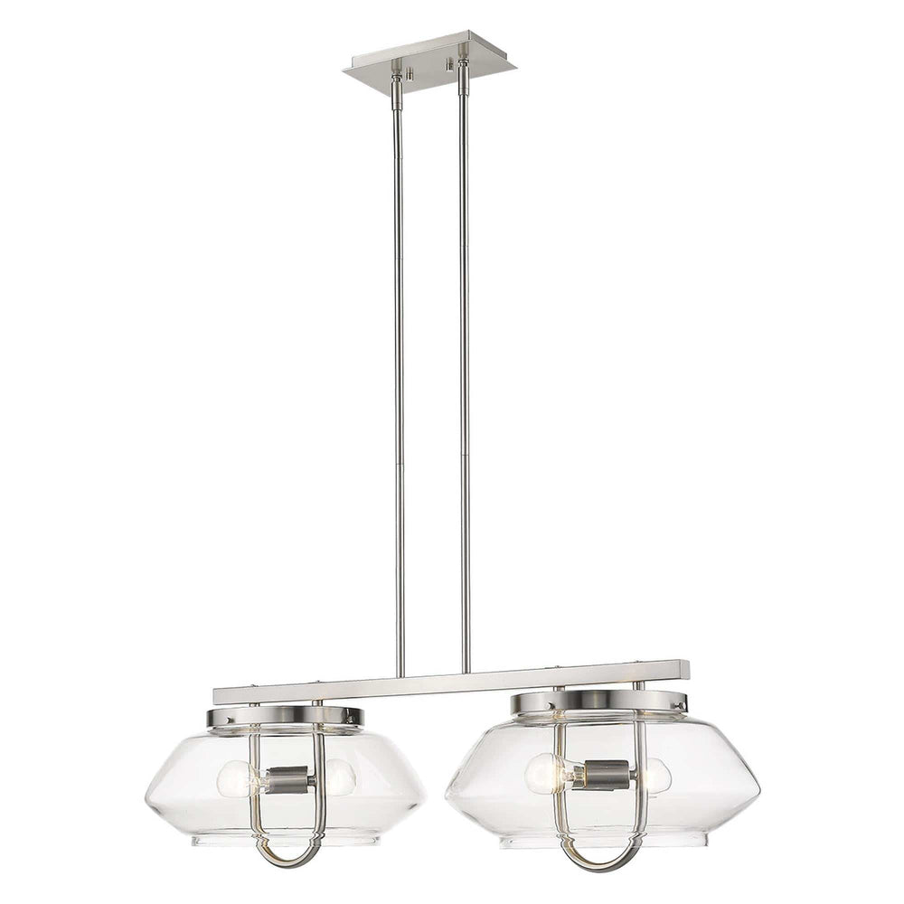 Garner 4-Light Satin Nickel Island Pendant - Homeroots - Flyclothing LLC