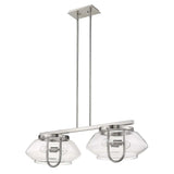 Garner 4-Light Satin Nickel Island Pendant - Homeroots - Flyclothing LLC