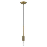 Dull Gold Mini Pendant Hanging Light - Homeroots