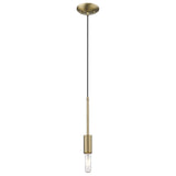 Dull Gold Mini Pendant Hanging Light - Homeroots - Flyclothing LLC