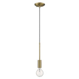 Dull Gold Mini Pendant Hanging Light - Homeroots - Flyclothing LLC