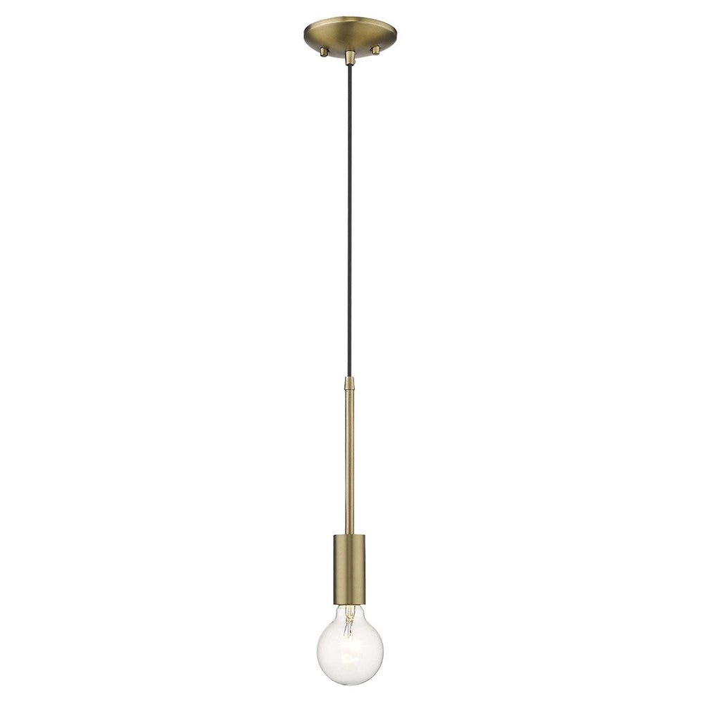 Dull Gold Mini Pendant Hanging Light - Homeroots - Flyclothing LLC