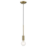 Dull Gold Mini Pendant Hanging Light - Homeroots - Flyclothing LLC