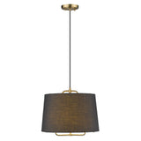 Lamia 1-Light Gold Mini Pendant - Homeroots - Flyclothing LLC