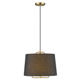 Lamia 1-Light Gold Mini Pendant - Homeroots