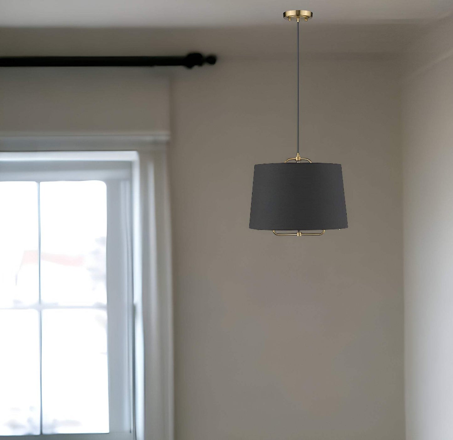 Lamia 1-Light Gold Mini Pendant - Homeroots - Flyclothing LLC