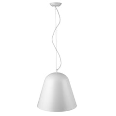 Knell 1-Light White Pendant - Homeroots