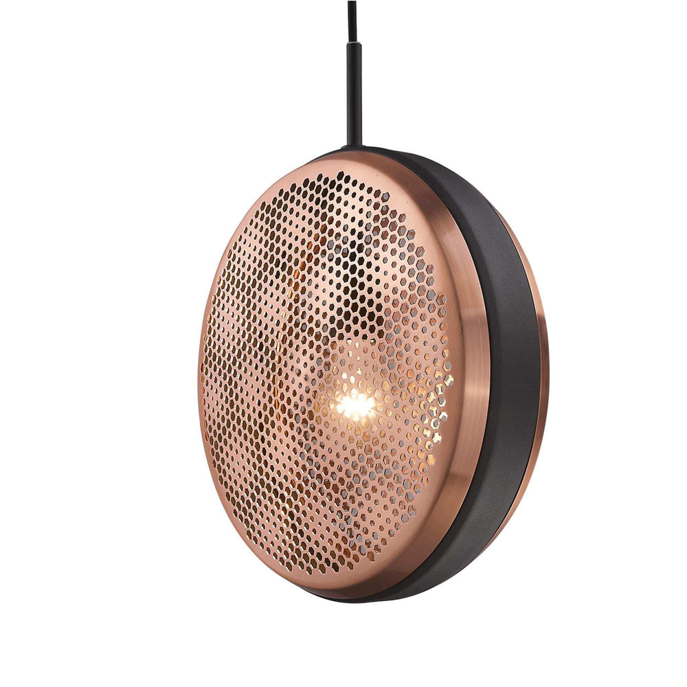 Tholos 1-Light Matte Black Pendant - Homeroots - Flyclothing LLC
