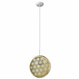 Tholos 1-Light White Pendant - Homeroots