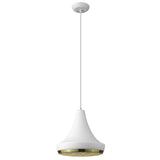 Tholos 1-Light White Pendant - Homeroots - Flyclothing LLC