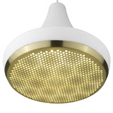 Tholos 1-Light White Pendant - Homeroots - Flyclothing LLC