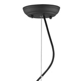 Tholos 4-Light Matte Black Pendant - Homeroots