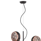 Tholos 4-Light Matte Black Pendant - Homeroots - Flyclothing LLC