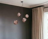 Tholos 4-Light Matte Black Pendant - Homeroots