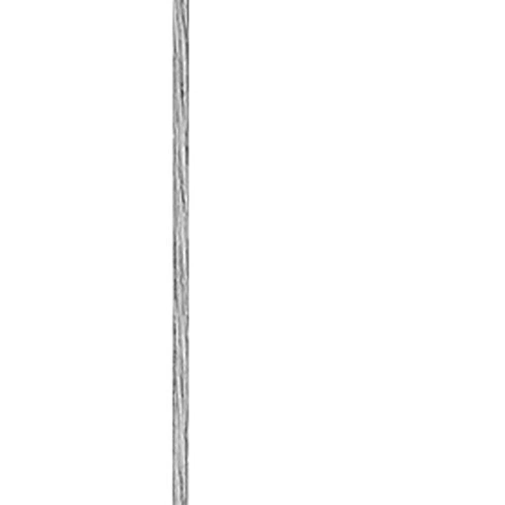 Distratto 1-Light Polished Chrome Pendant Enmeshed Aluminum Wire Shade (12") - Homeroots