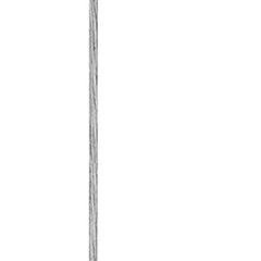 Distratto 1-Light Polished Chrome Pendant Enmeshed Aluminum Wire Shade (12")