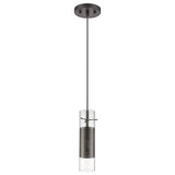 Glass and Bronze Mesh Shade Hanging Light - Homeroots - Flyclothing LLC