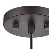 Glass and Bronze Mesh Shade Hanging Light - Homeroots - Flyclothing LLC