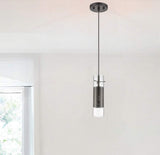 Glass and Bronze Mesh Shade Hanging Light - Homeroots - Flyclothing LLC