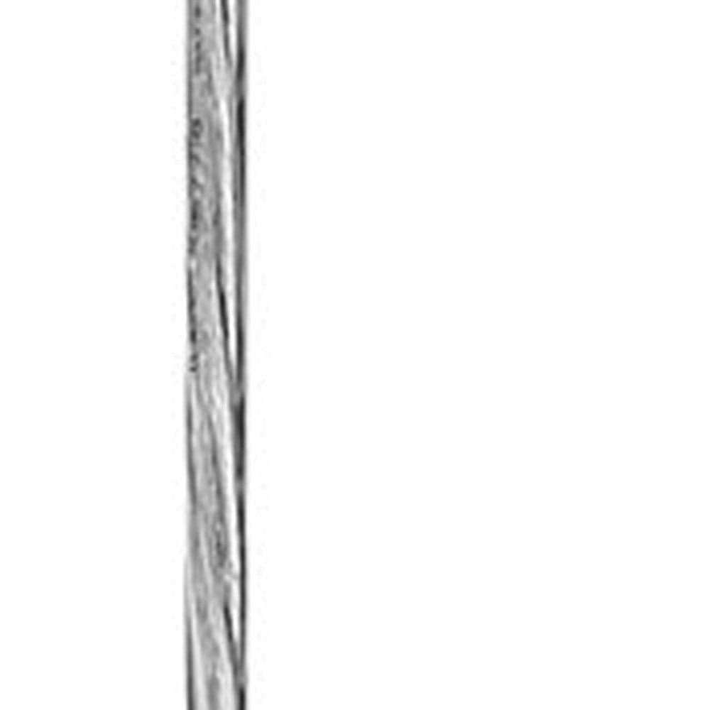 Glass and Silver Mesh Shade Hanging Light - Homeroots - Flyclothing LLC