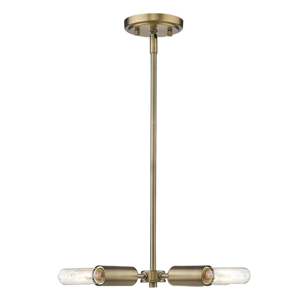 Gold Four Light Metal Dimmable Chandelier - Homeroots - Flyclothing LLC