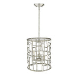 Amoret 3-Light Antique Silver Convertible Pendant - Homeroots - Flyclothing LLC