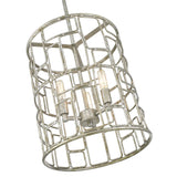 Amoret 3-Light Antique Silver Convertible Pendant - Homeroots - Flyclothing LLC