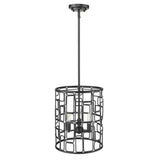 Amoret 3-Light Matte Black Convertible Pendant - Homeroots - Flyclothing LLC