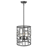 Amoret 3-Light Matte Black Convertible Pendant - Homeroots - Flyclothing LLC