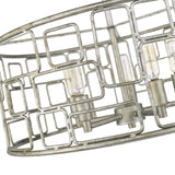 Amoret 5-Light Antique Silver Convertible Pendant - Homeroots - Flyclothing LLC