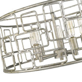 Amoret 5-Light Antique Silver Convertible Pendant - Homeroots - Flyclothing LLC