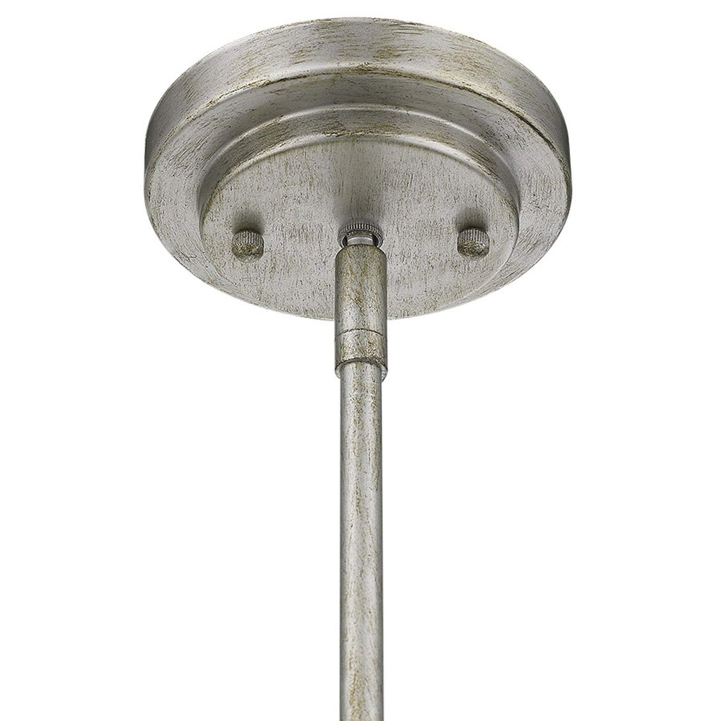 Amoret 5-Light Antique Silver Convertible Pendant - Homeroots - Flyclothing LLC