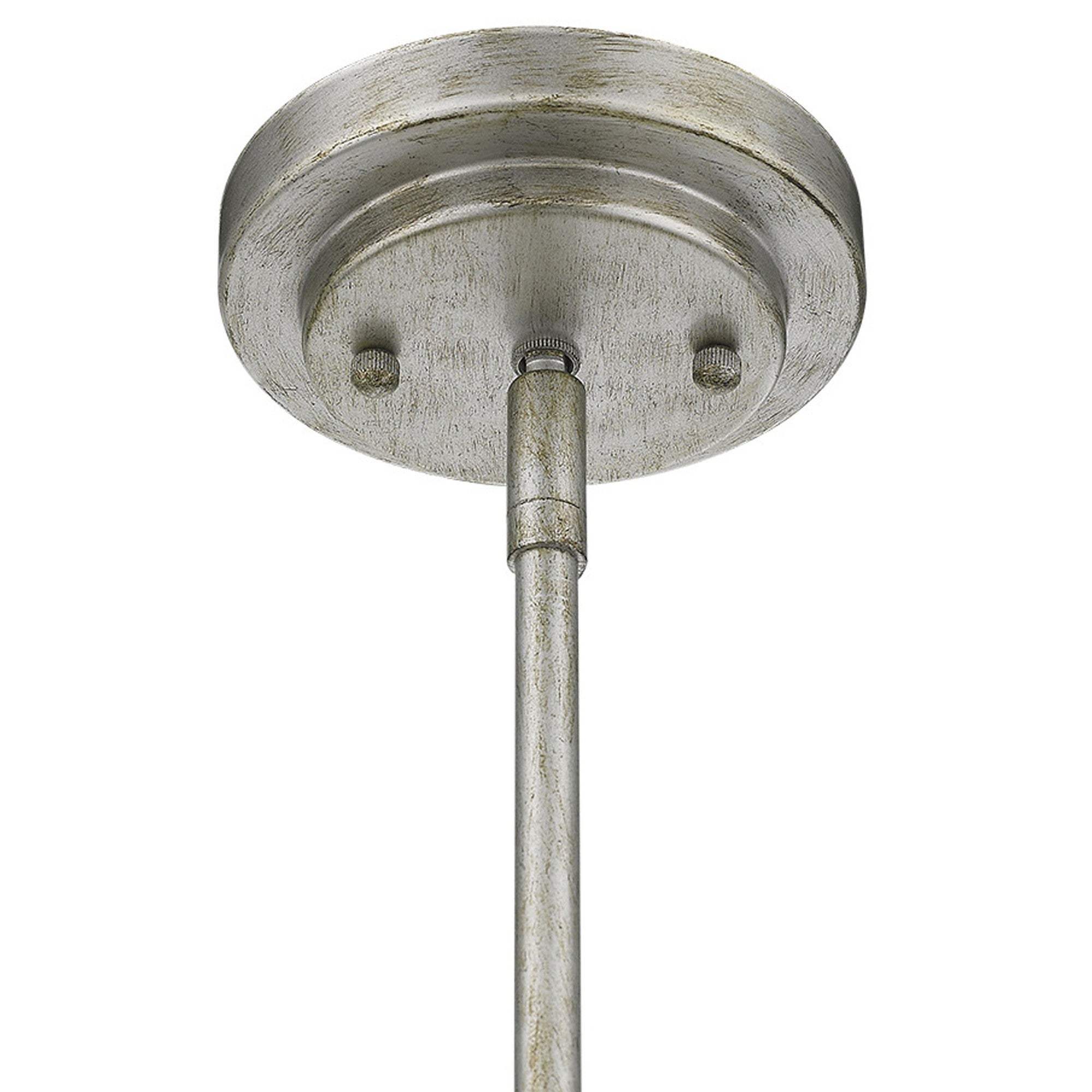 Amoret 5-Light Antique Silver Convertible Pendant - Homeroots - Flyclothing LLC