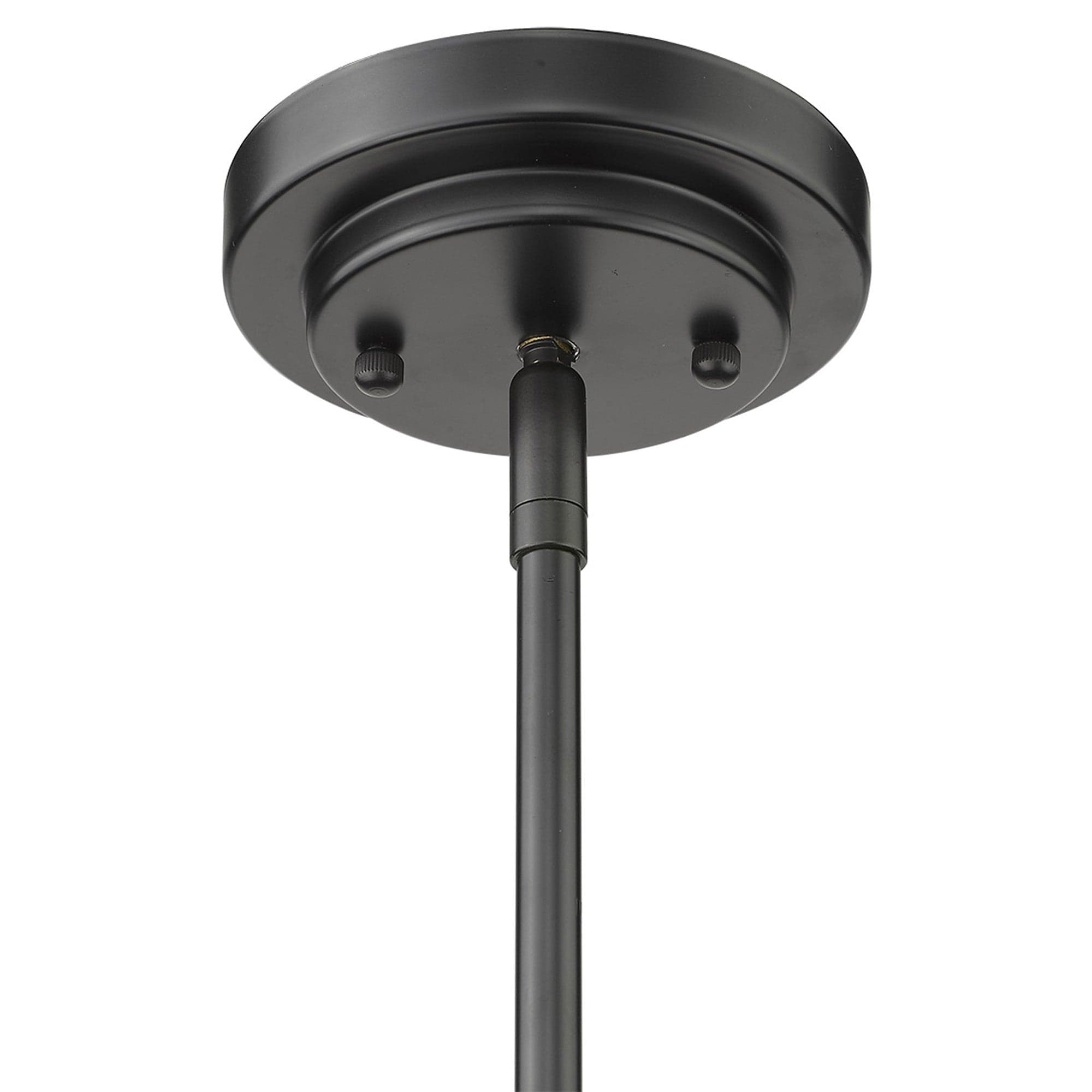 Amoret 5-Light Matte Black Convertible Pendant - Homeroots