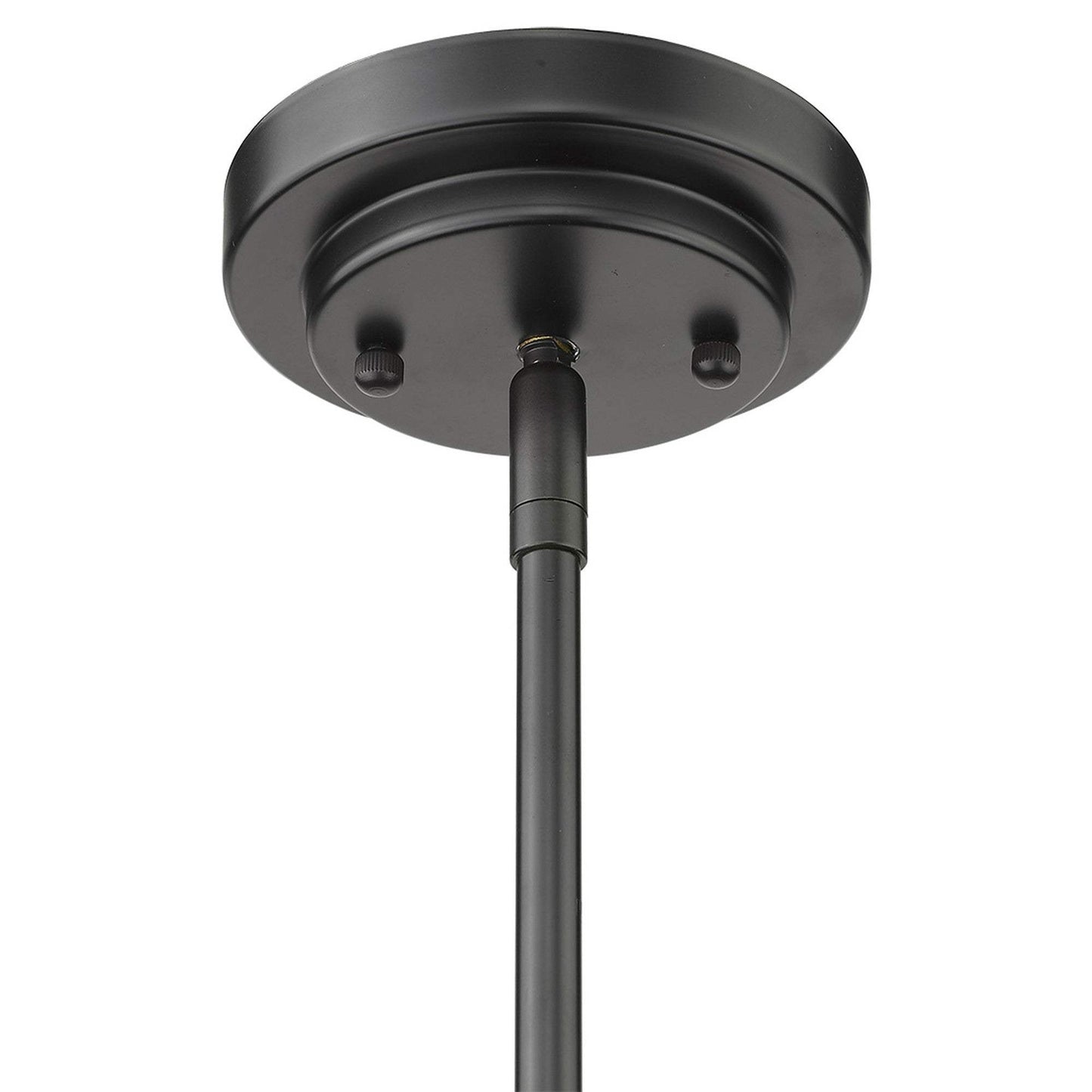 Amoret 5-Light Matte Black Convertible Pendant - Homeroots - Flyclothing LLC