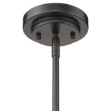Amoret 5-Light Matte Black Convertible Pendant - Homeroots - Flyclothing LLC